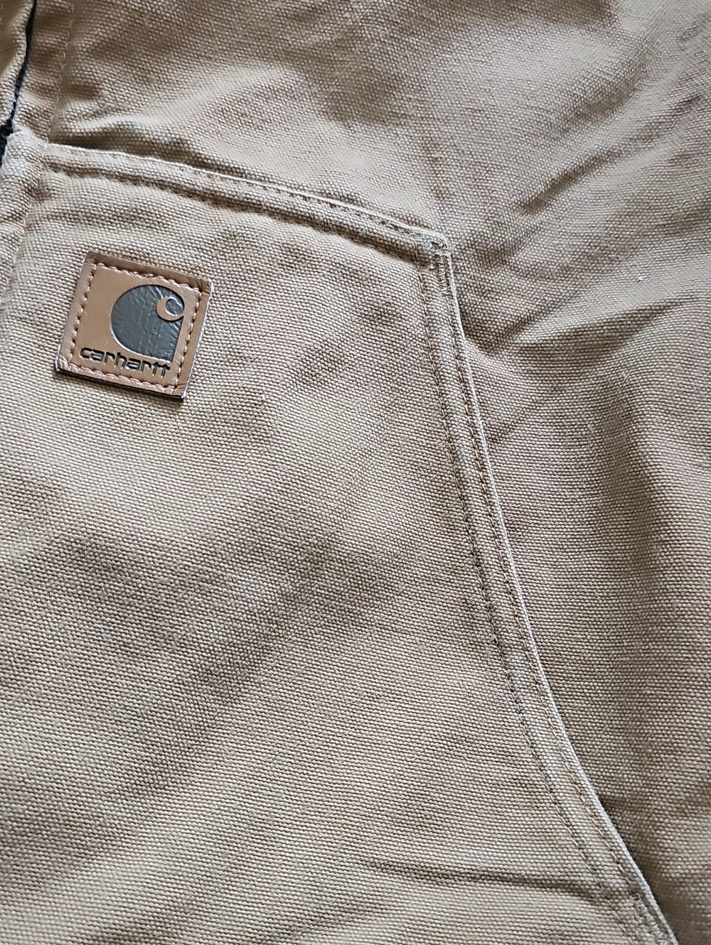 SOLD Carhartt 14806 Duck Canvas Mock Vest Medium Regular - Picture 3 of 7